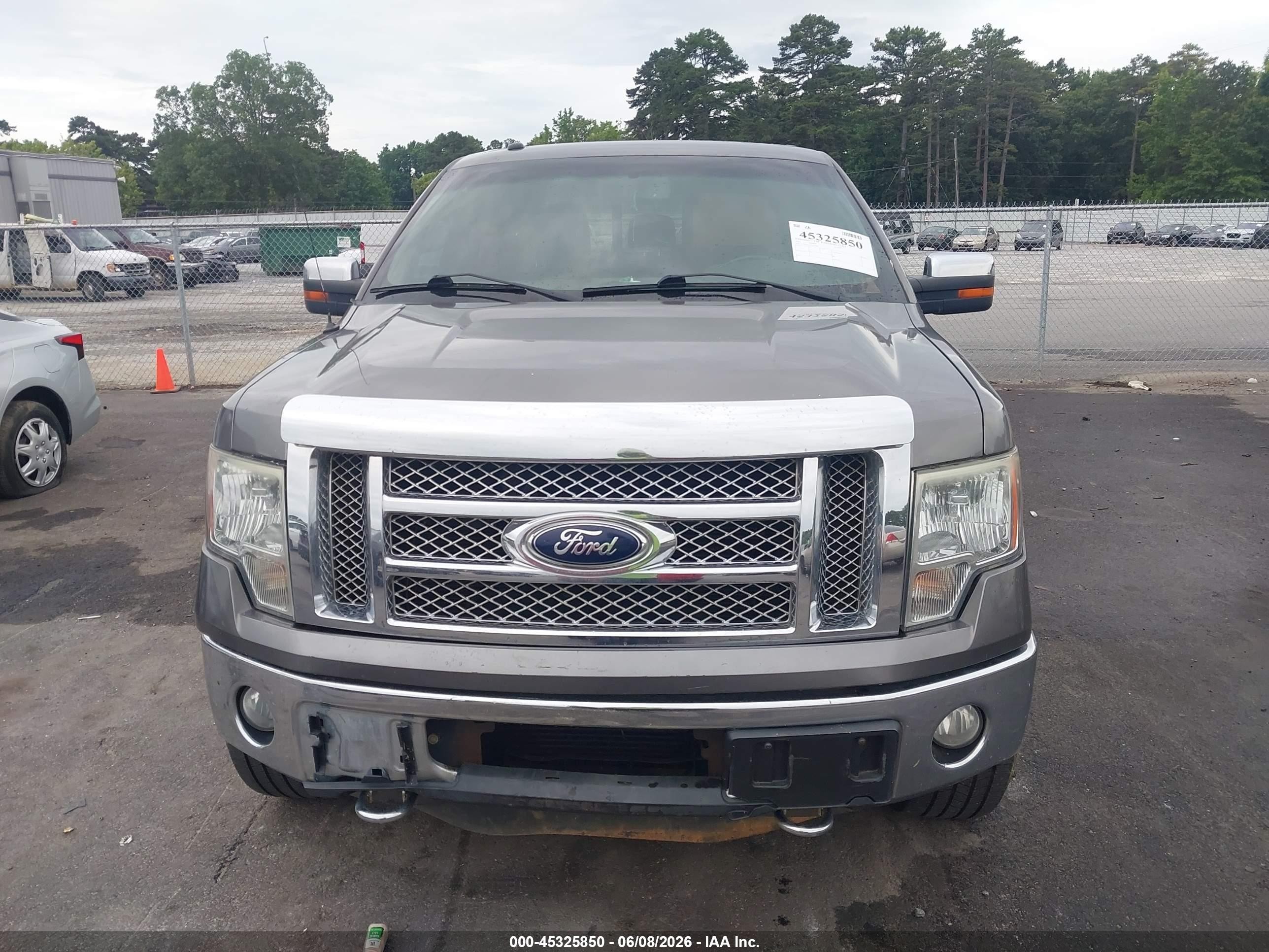 2012 Ford F-150 Lariat Gray vin: 1FTFW1ET5CFB09895