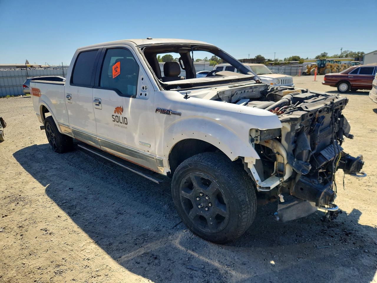 2012 Ford F150 Supercrew White vin: 1FTFW1ET5CFB30505