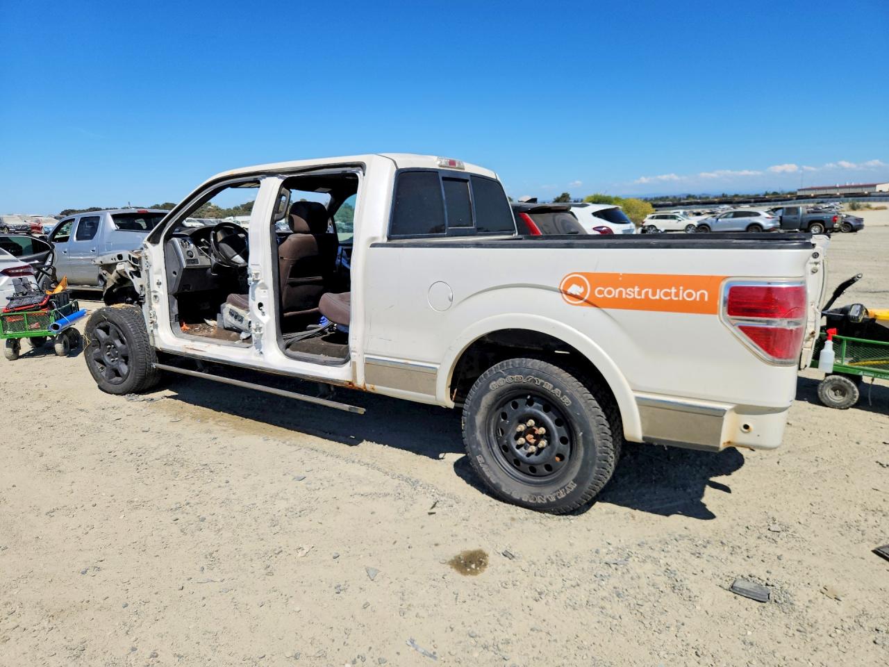 2012 Ford F150 Supercrew White vin: 1FTFW1ET5CFB30505