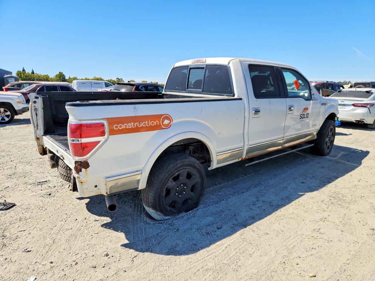 2012 Ford F150 Supercrew White vin: 1FTFW1ET5CFB30505
