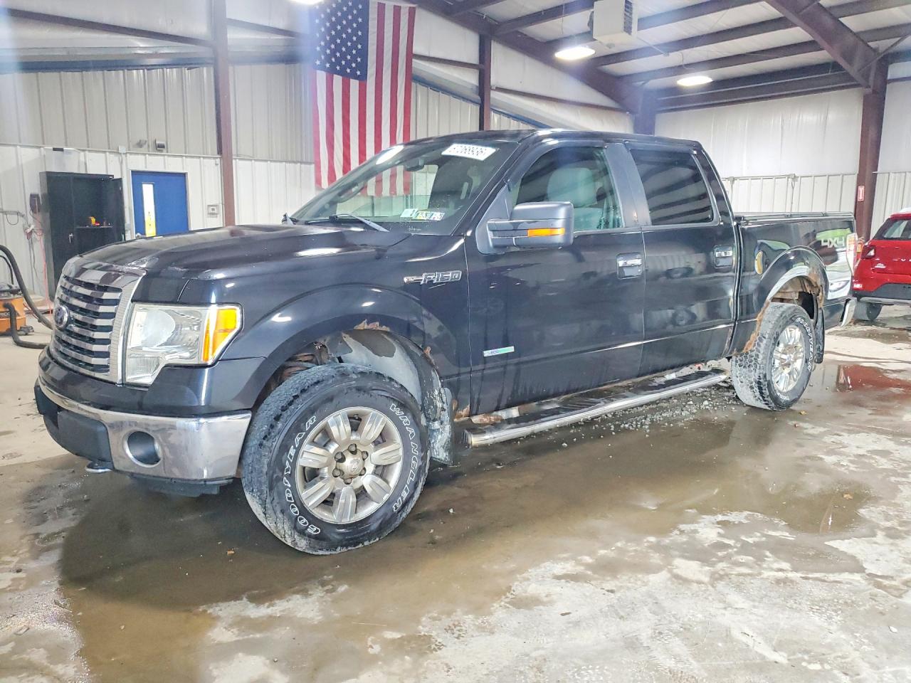 2012 Ford F150 Supercrew Black vin: 1FTFW1ET5CFB70454