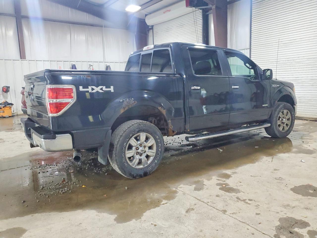 2012 Ford F150 Supercrew Black vin: 1FTFW1ET5CFB70454