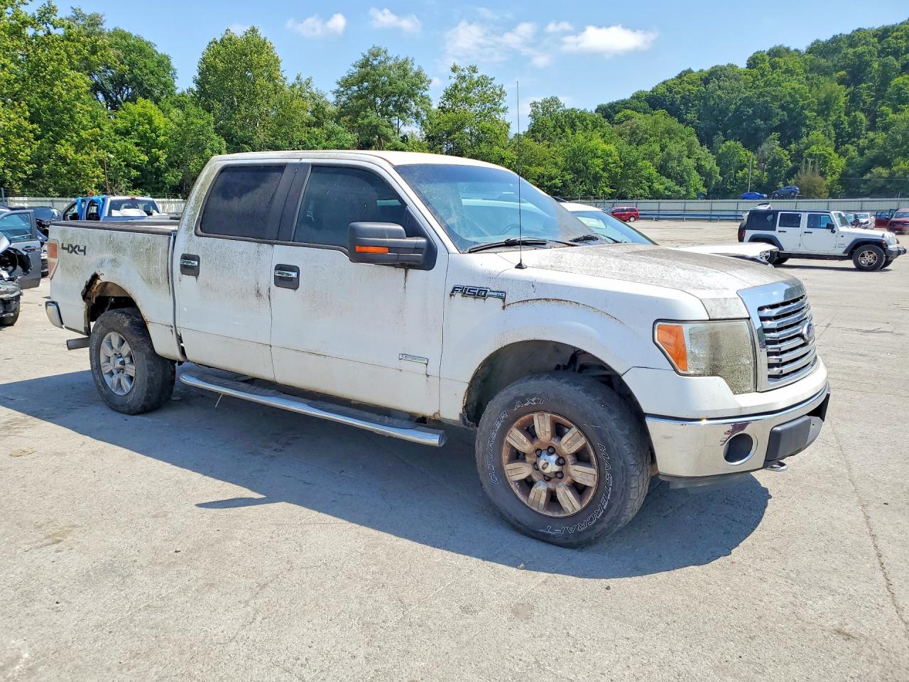 2012 Ford F150 Supercrew Белый vin: 1FTFW1ET5CFB70535