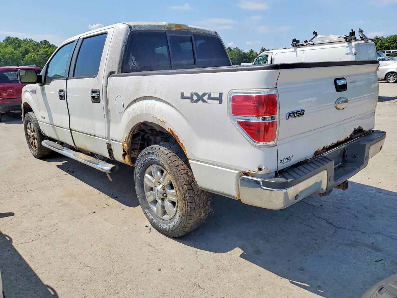 2012 Ford F150 Supercrew Белый vin: 1FTFW1ET5CFB70535