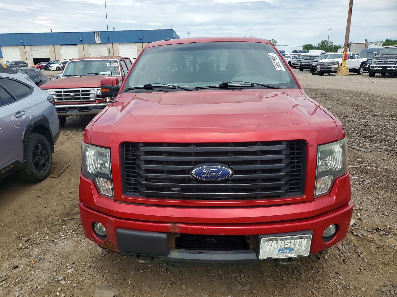 2012 Ford F150 Supercrew Red vin: 1FTFW1ET5CFC54273