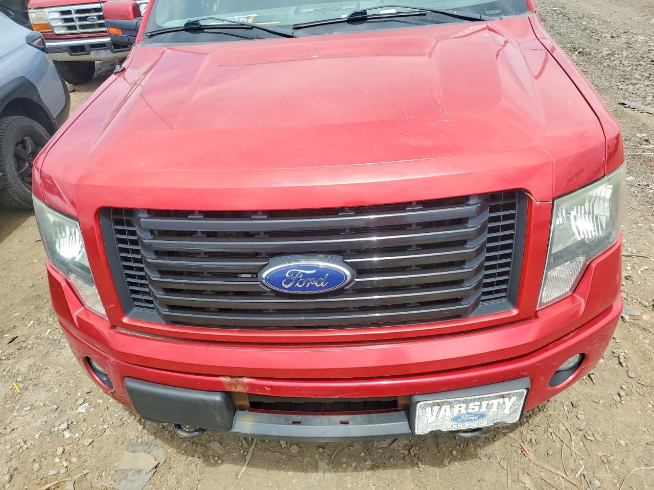 2012 Ford F150 Supercrew Red vin: 1FTFW1ET5CFC54273