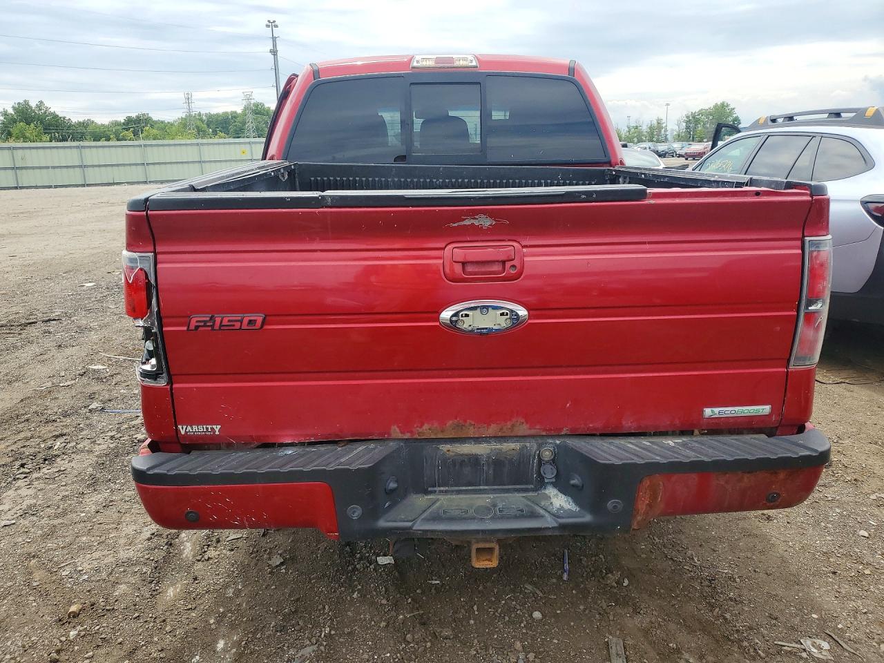 2012 Ford F150 Supercrew Red vin: 1FTFW1ET5CFC54273