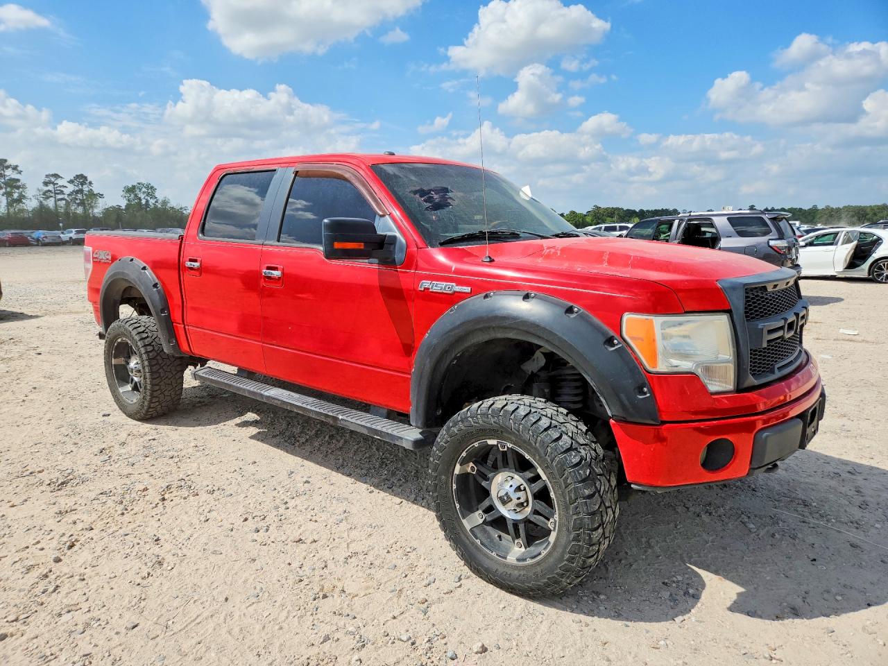 2012 Ford F150 Supercrew Red vin: 1FTFW1ET5CFC55021