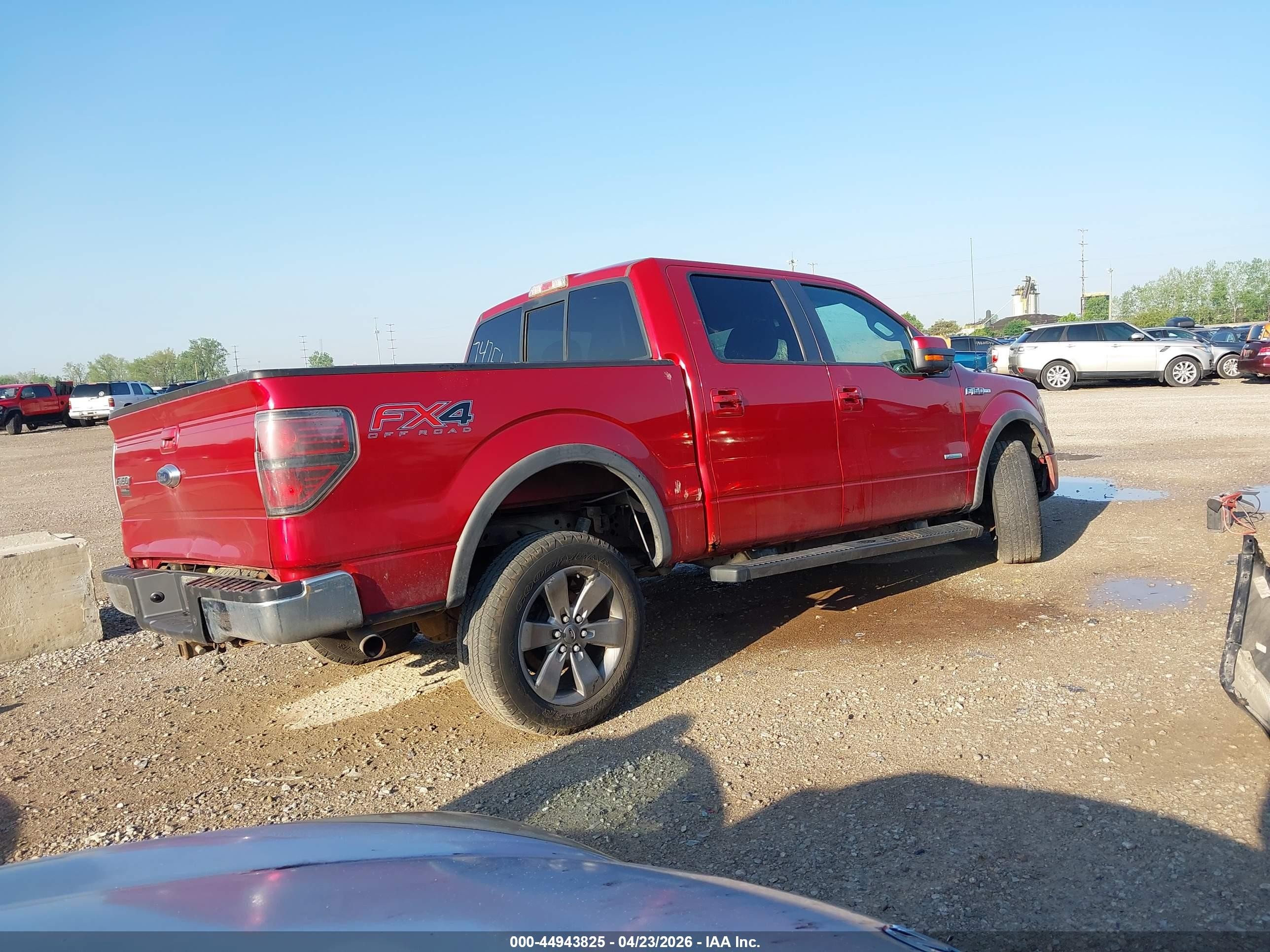 2012 Ford F-150 Fx4 Red vin: 1FTFW1ET5CFC74751