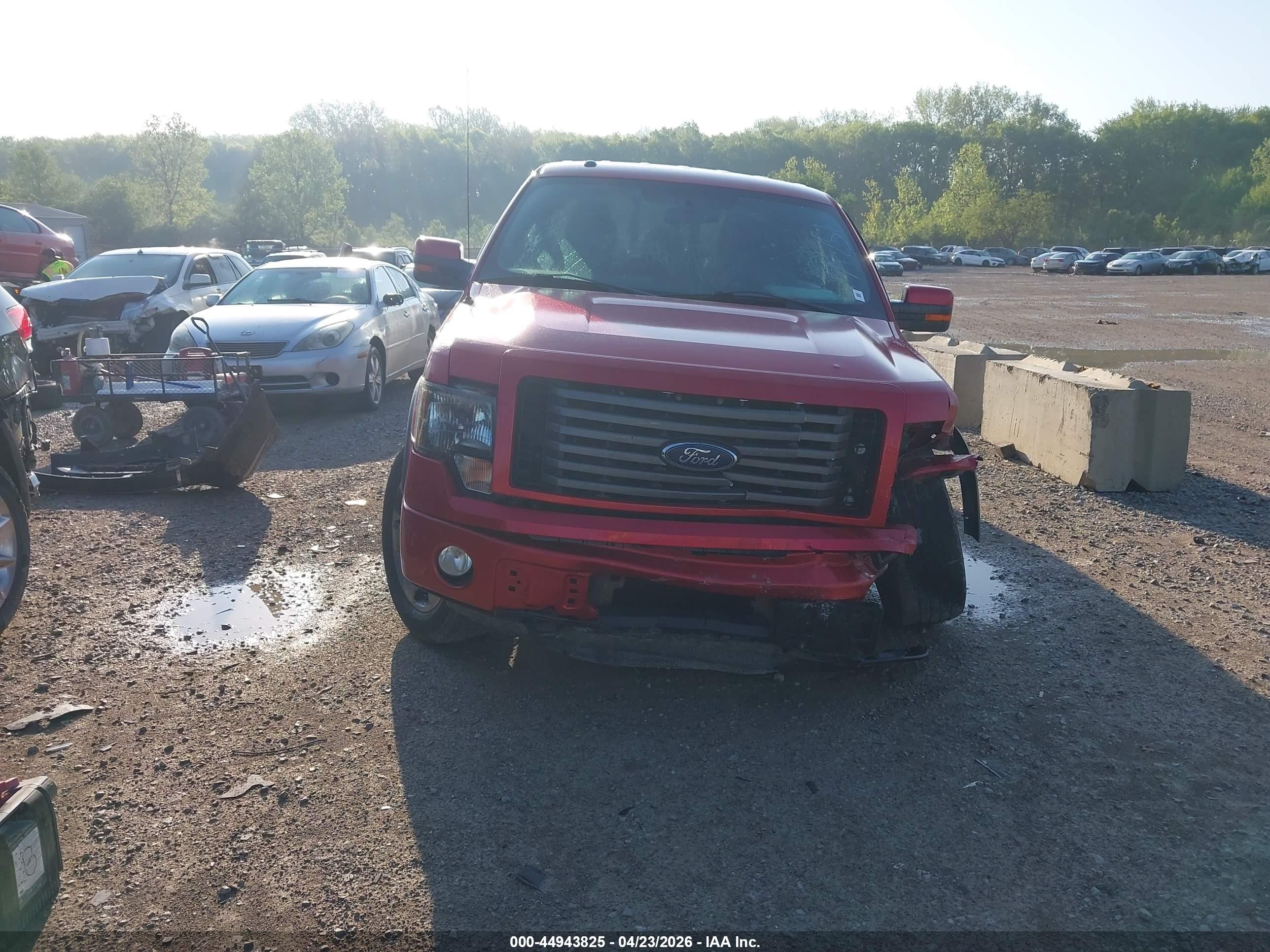 2012 Ford F-150 Fx4 Red vin: 1FTFW1ET5CFC74751