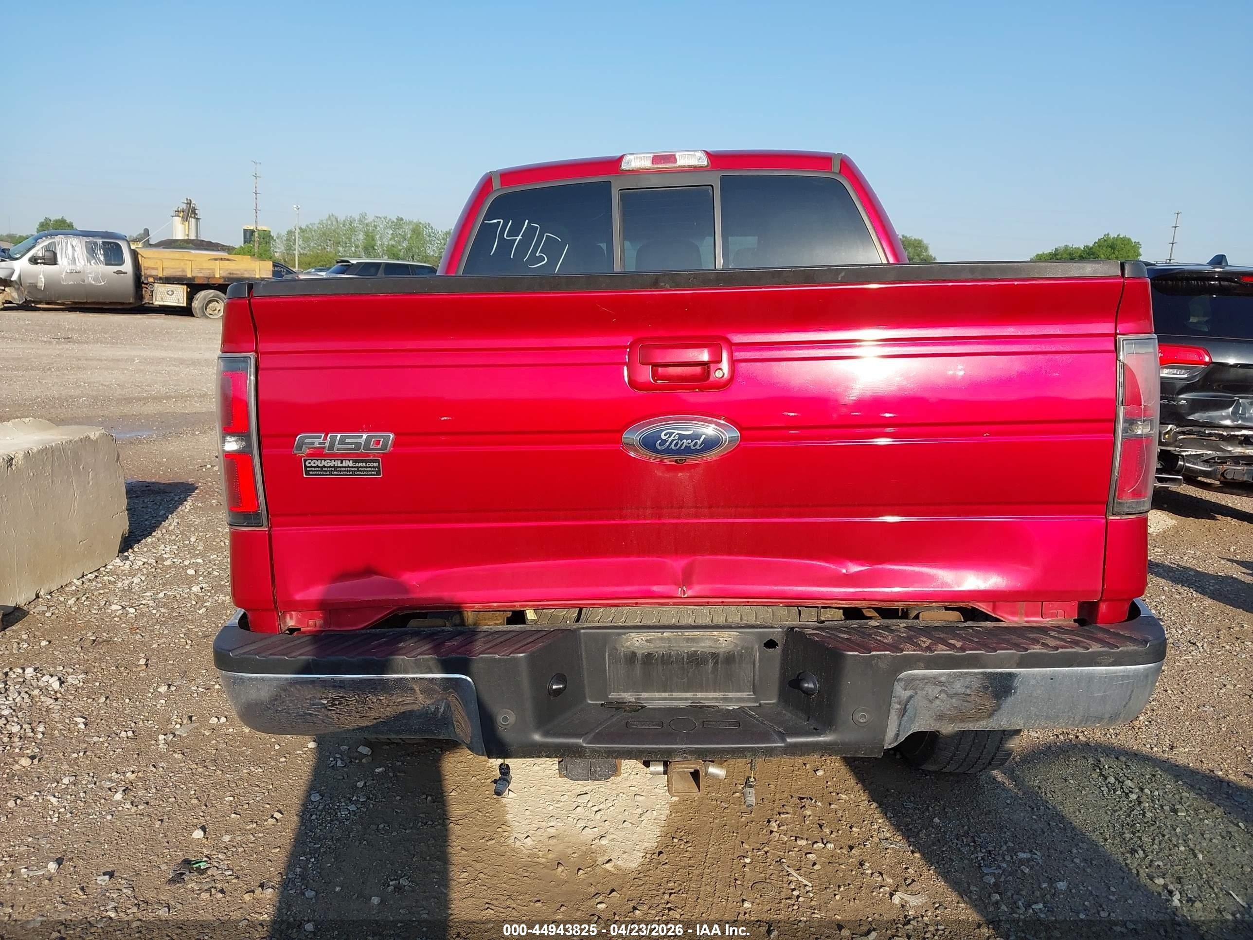 2012 Ford F-150 Fx4 Red vin: 1FTFW1ET5CFC74751