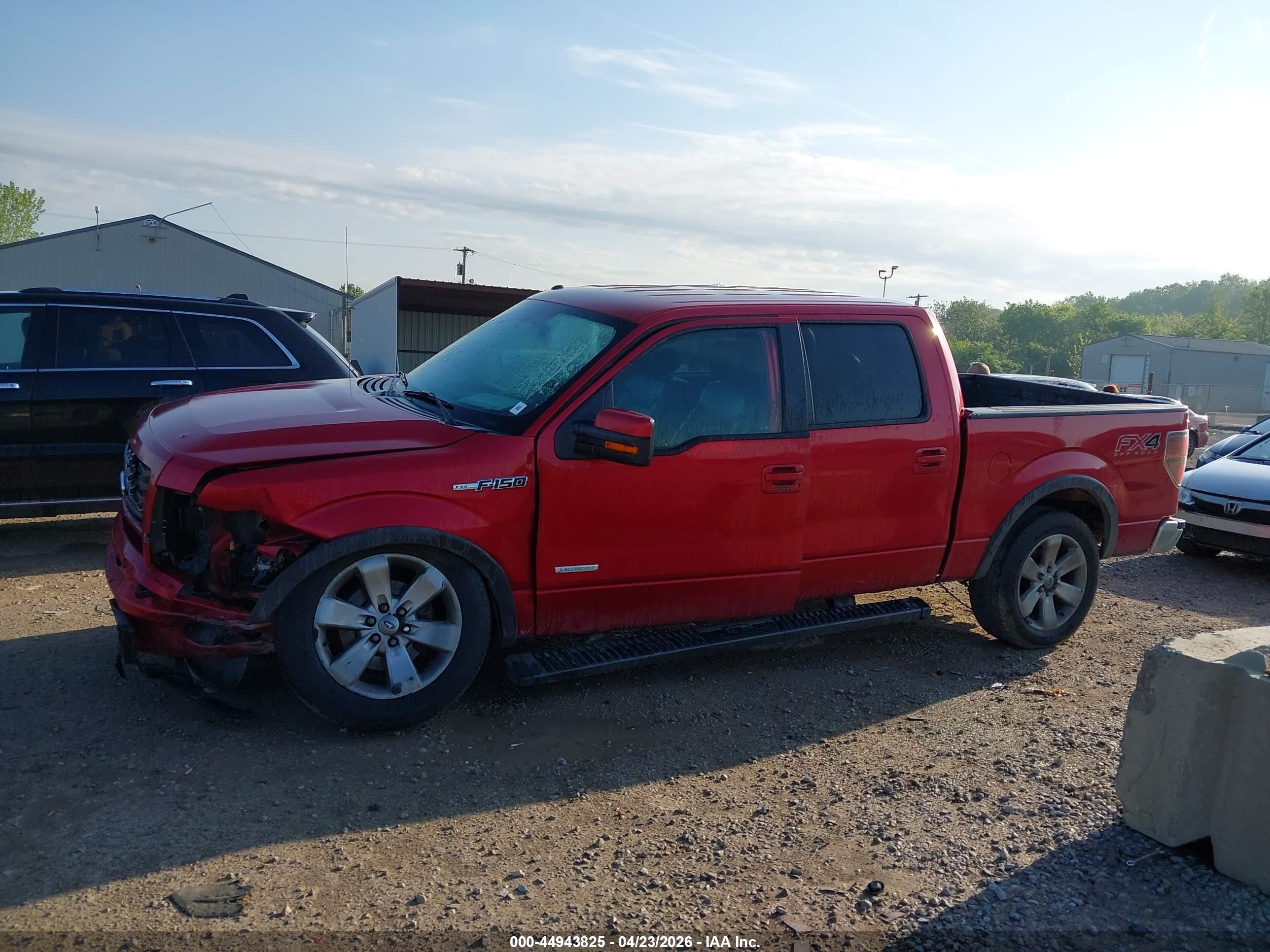 2012 Ford F-150 Fx4 Red vin: 1FTFW1ET5CFC74751