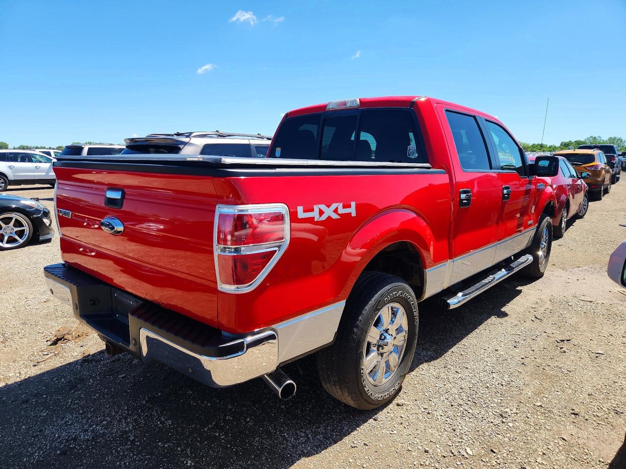 2012 Ford F150 Supercrew Красный vin: 1FTFW1ET5CFC91095