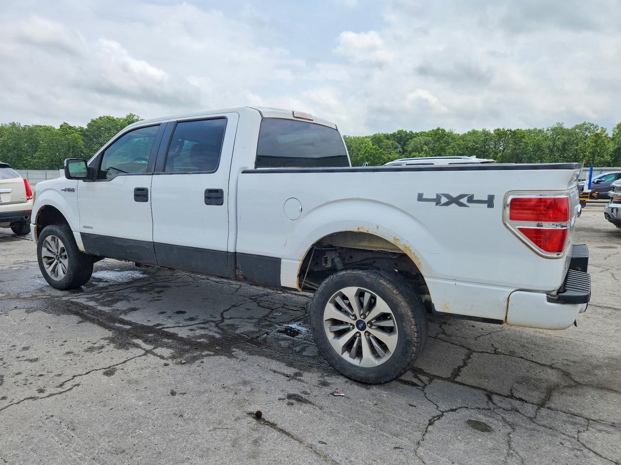 2012 Ford F150 Supercrew White vin: 1FTFW1ET5CFD07201
