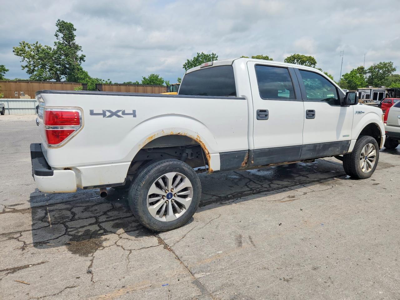 2012 Ford F150 Supercrew White vin: 1FTFW1ET5CFD07201