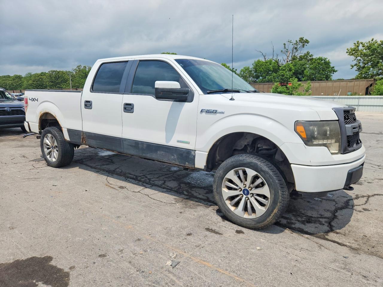 2012 Ford F150 Supercrew White vin: 1FTFW1ET5CFD07201