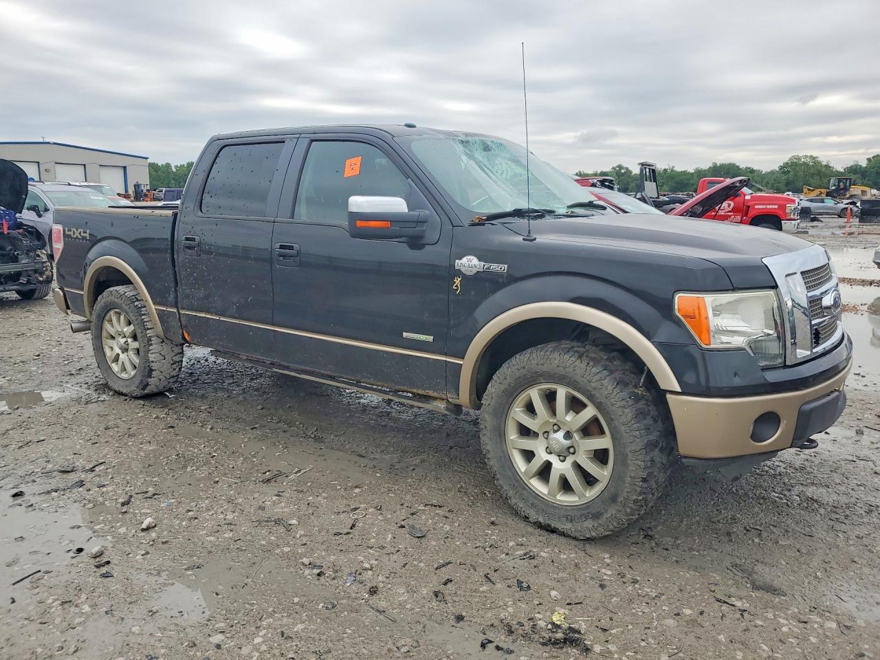 2012 Ford F150 Supercrew Black vin: 1FTFW1ET5CKD29688
