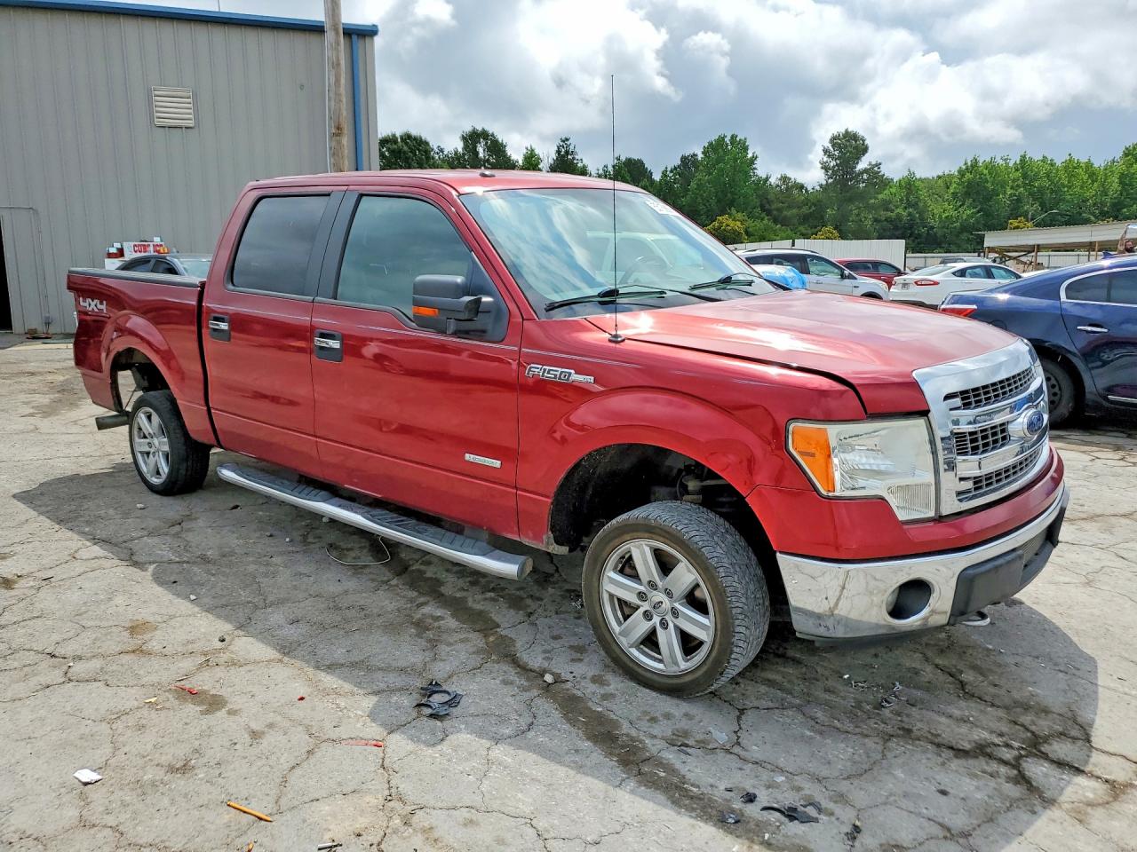 2013 Ford F150 Supercrew Red vin: 1FTFW1ET5DFA10947