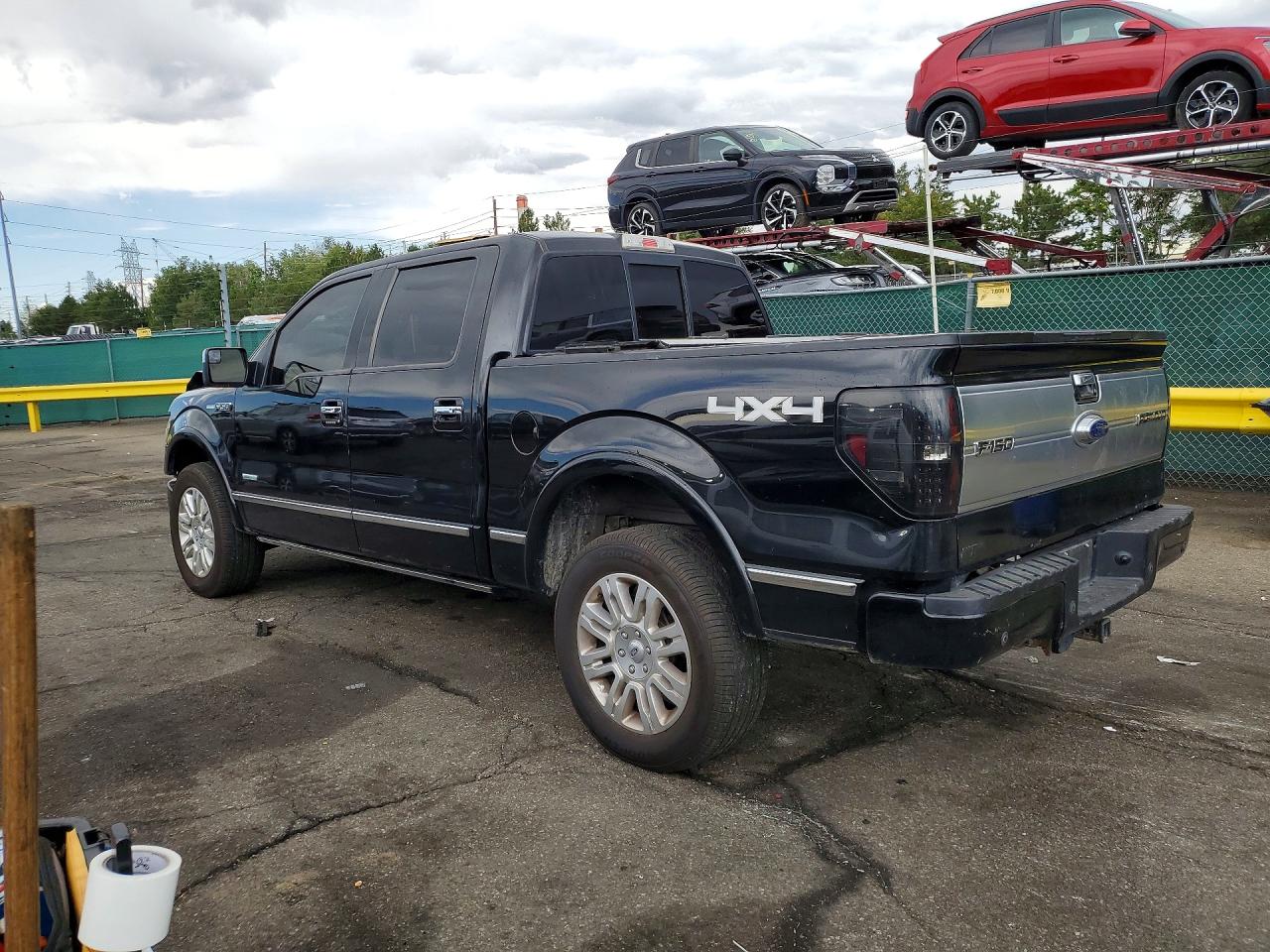 2013 Ford F150 Supercrew Black vin: 1FTFW1ET5DFA40708