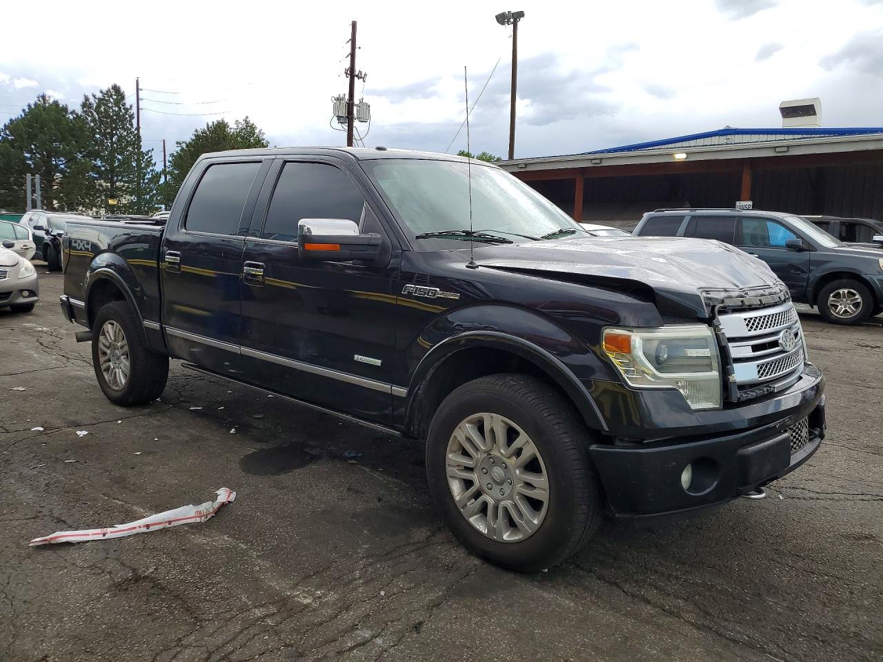 2013 Ford F150 Supercrew Black vin: 1FTFW1ET5DFA40708