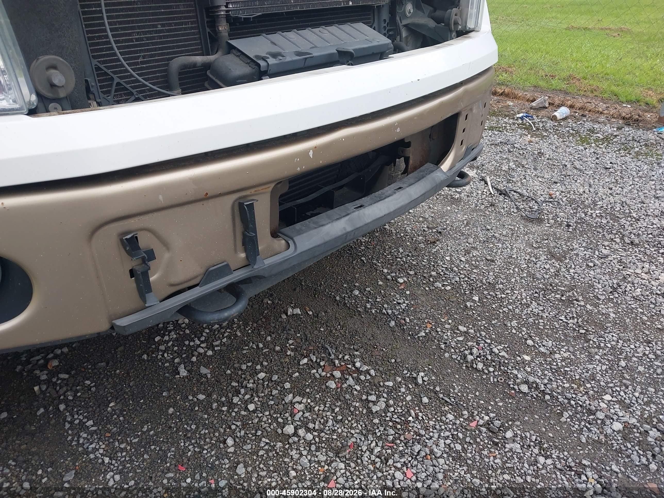 2013 Ford F-150 Lariat White vin: 1FTFW1ET5DFA71487