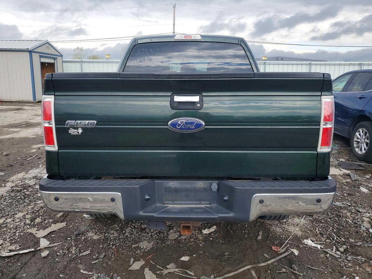 2013 Ford F150 Supercrew Зеленый vin: 1FTFW1ET5DFC78963