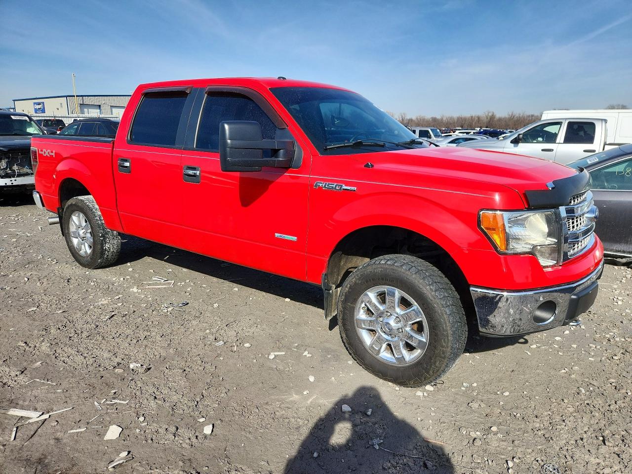 2013 Ford F150 Supercrew Красный vin: 1FTFW1ET5DFC96685