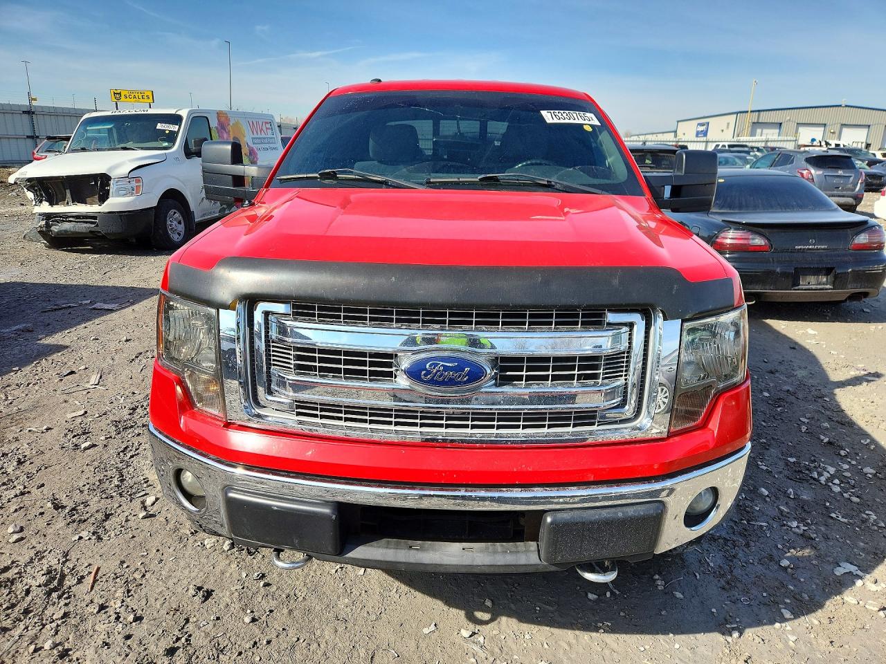 2013 Ford F150 Supercrew Красный vin: 1FTFW1ET5DFC96685