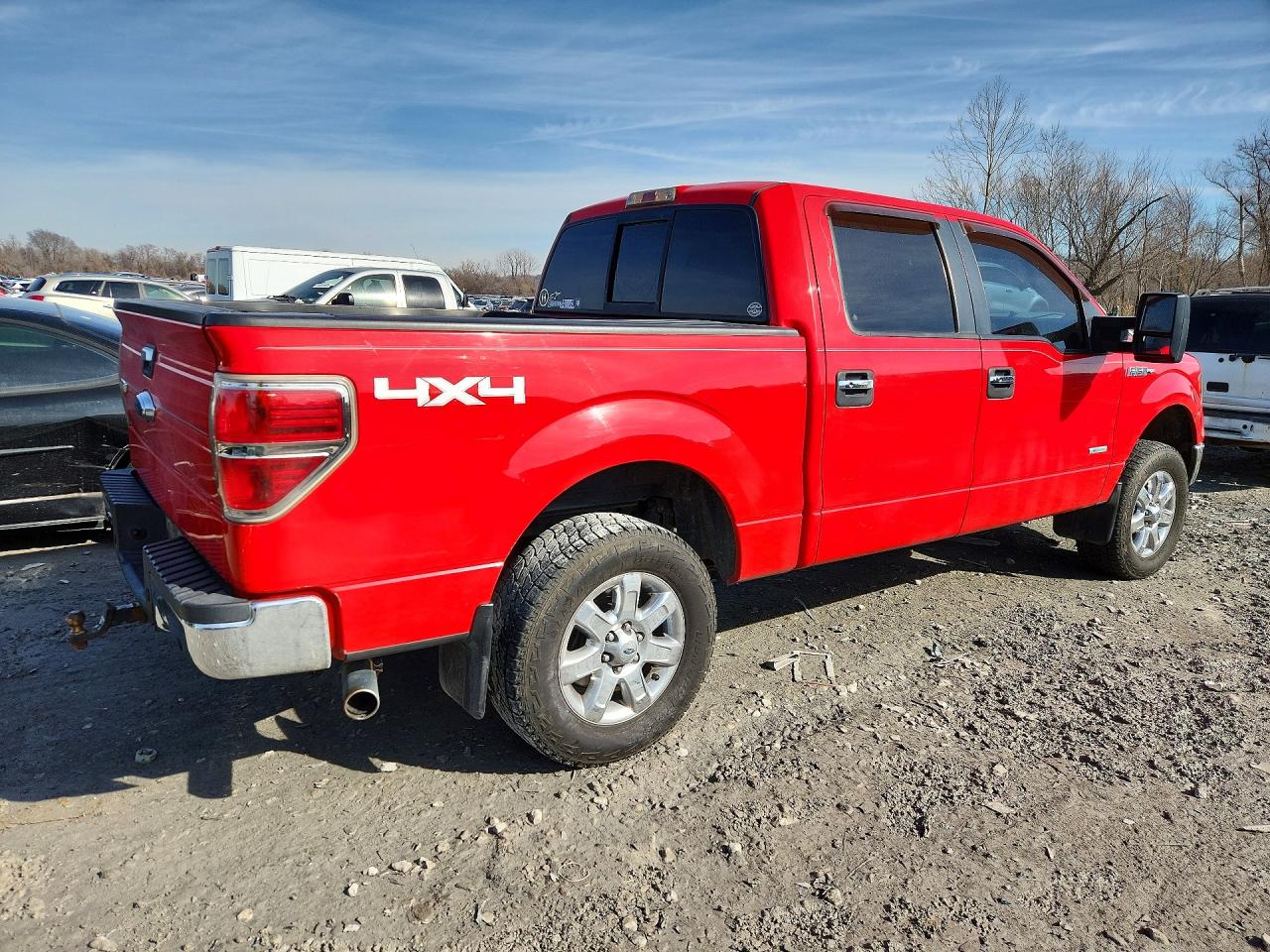2013 Ford F150 Supercrew Красный vin: 1FTFW1ET5DFC96685