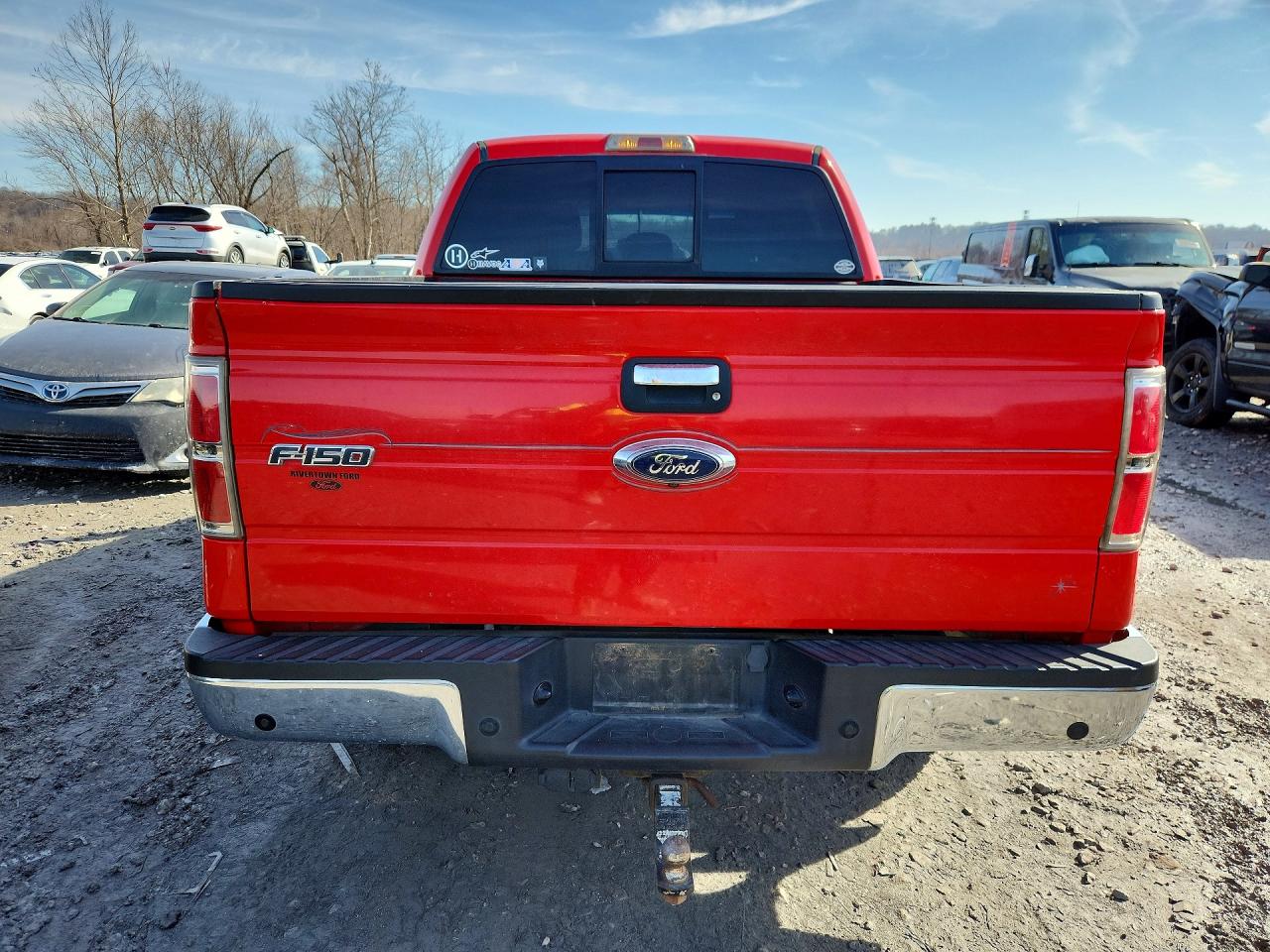 2013 Ford F150 Supercrew Красный vin: 1FTFW1ET5DFC96685