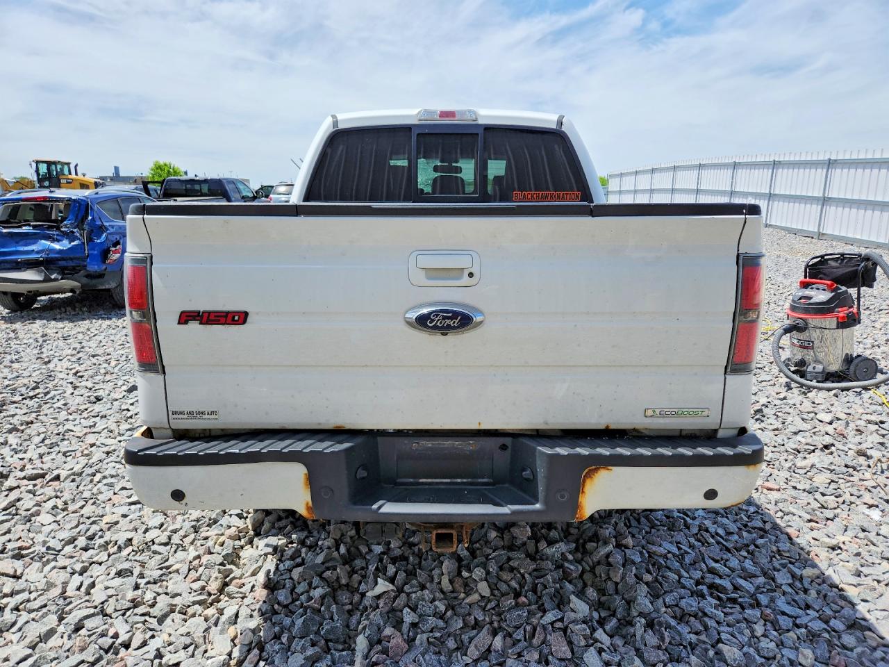 2013 Ford F150 Supercrew White vin: 1FTFW1ET5DFD53922