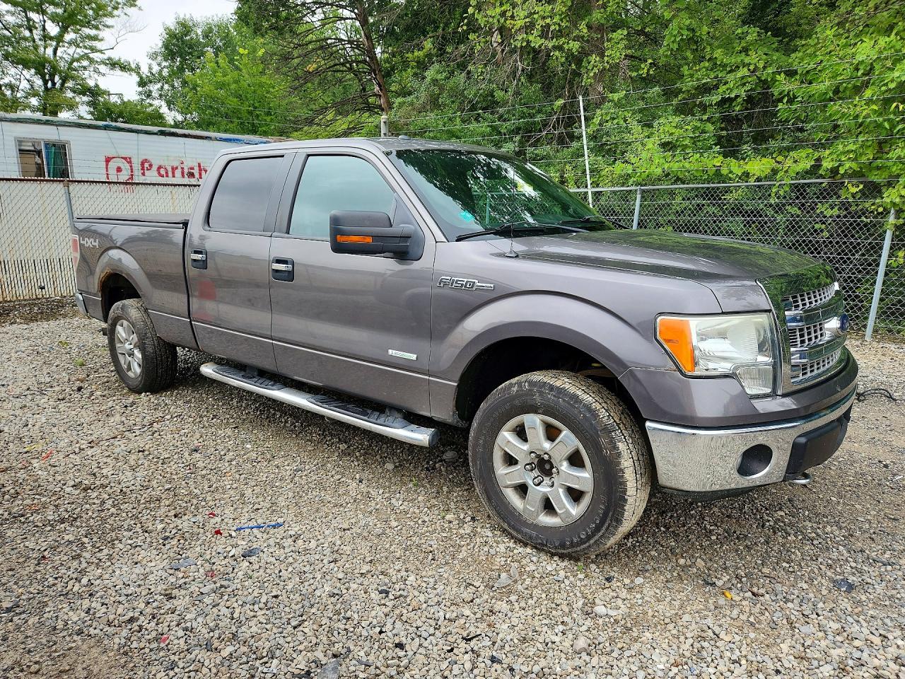 2013 Ford F150 Supercrew Gray vin: 1FTFW1ET5DFD78903