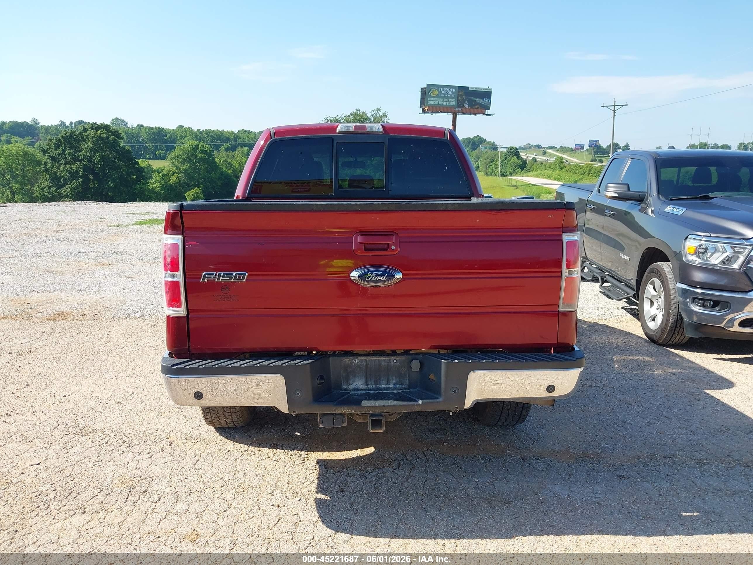 2013 Ford F-150 Lariat Red vin: 1FTFW1ET5DFD82840