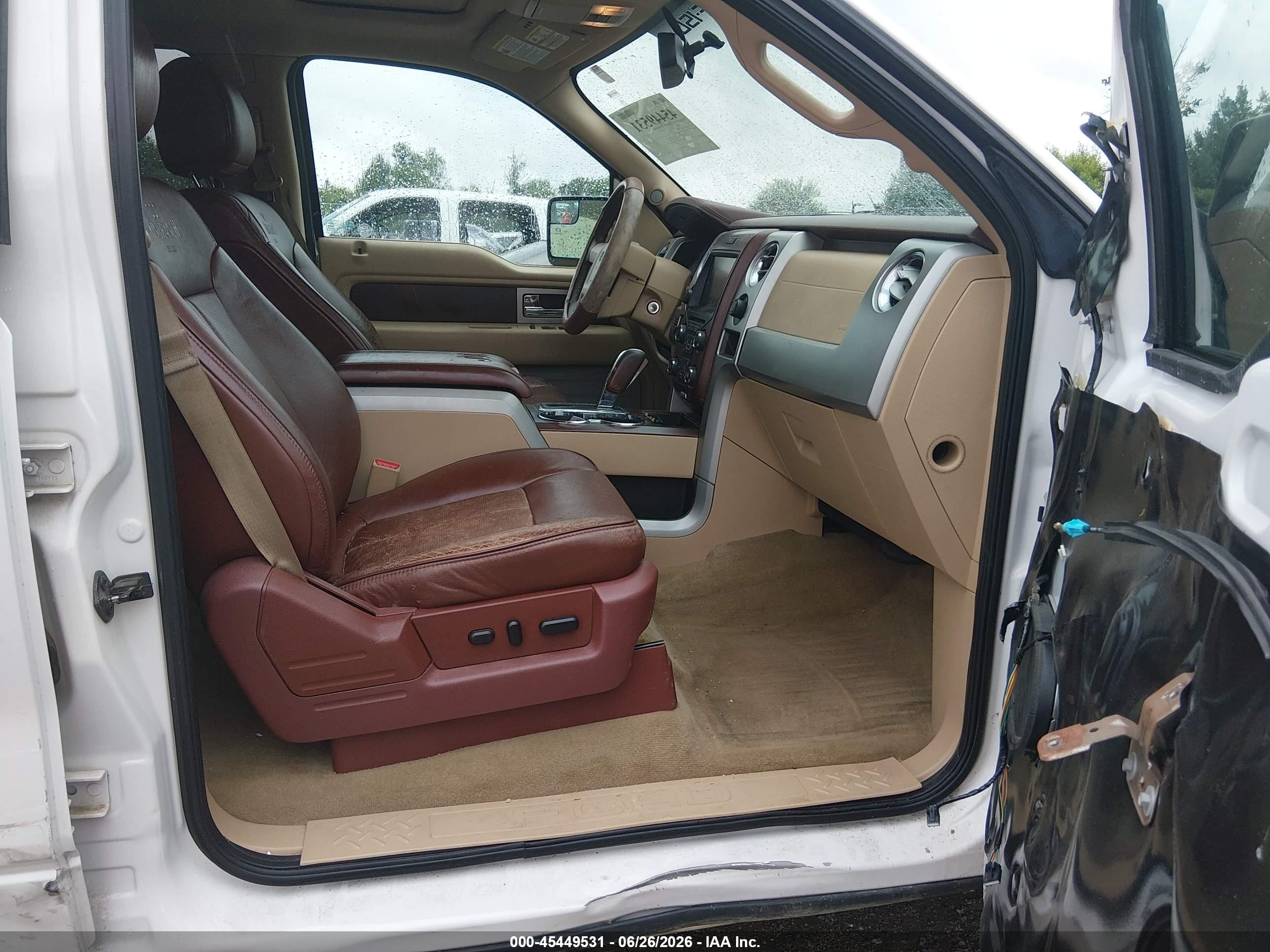 2013 Ford F-150 King Ranch Белый vin: 1FTFW1ET5DKD68928