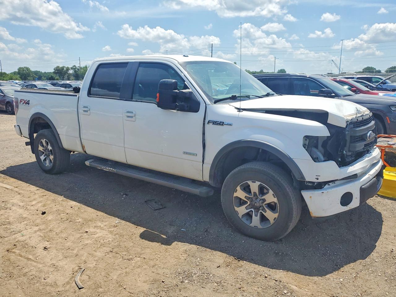 2013 Ford F150 Supercrew White vin: 1FTFW1ET5DKE82265