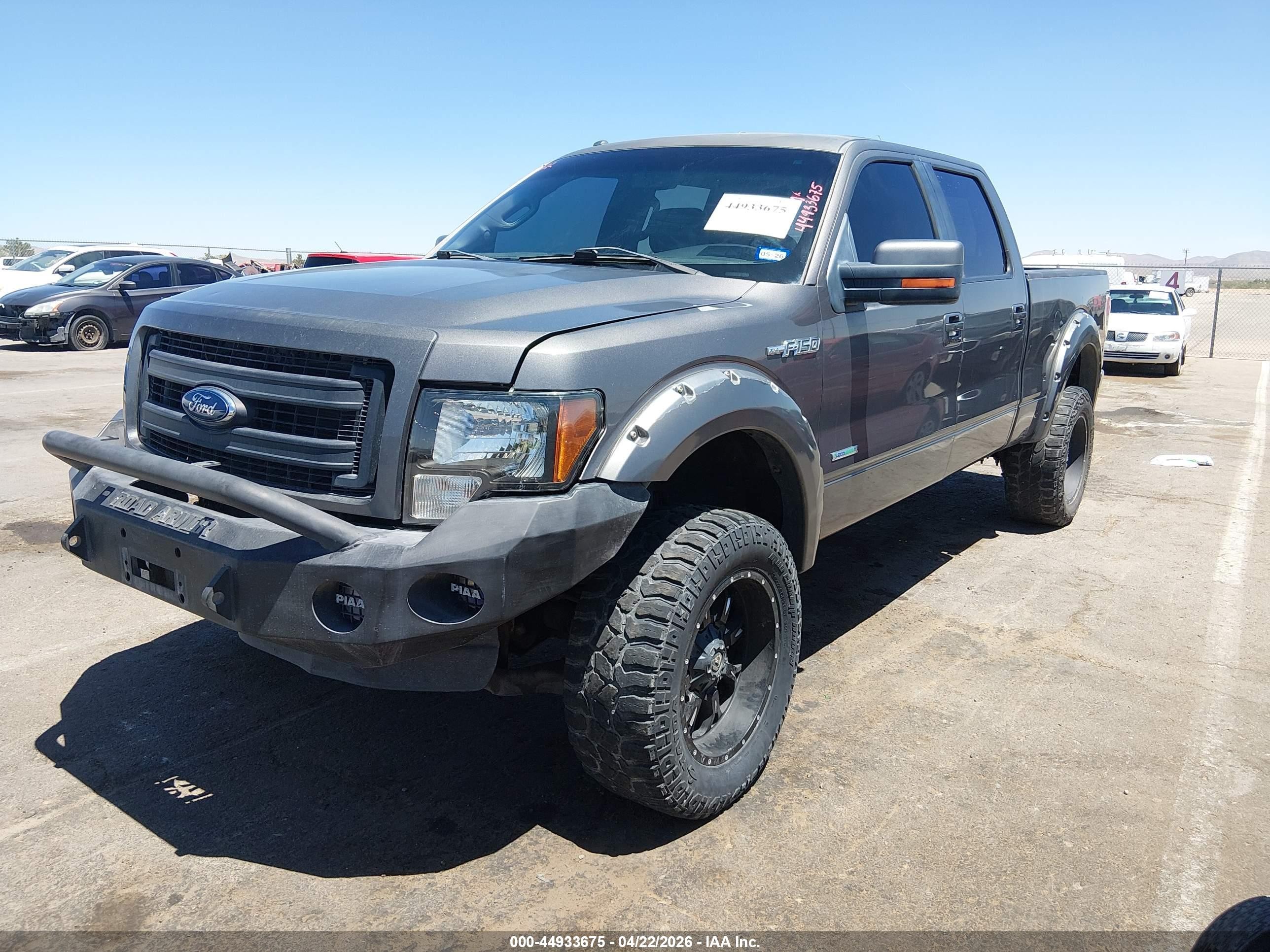 2013 Ford F-150 Fx4 Gray vin: 1FTFW1ET5DKF03552