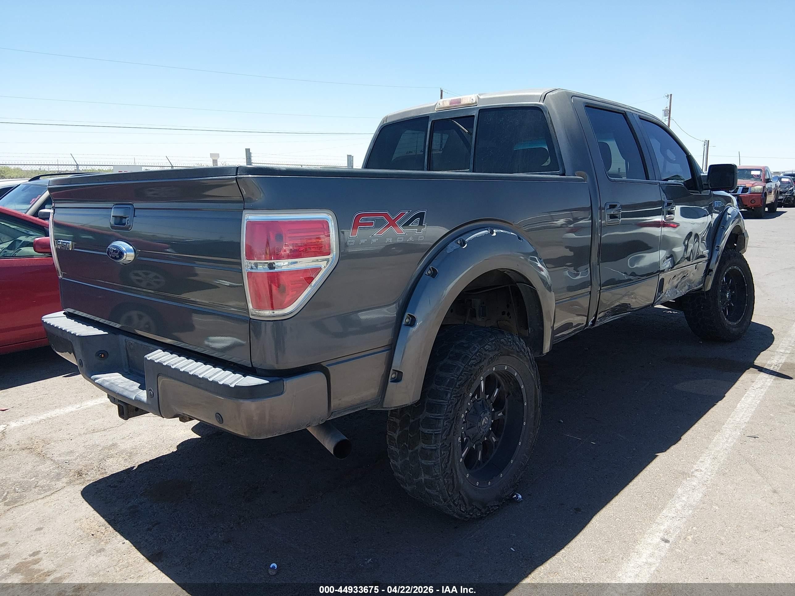 2013 Ford F-150 Fx4 Gray vin: 1FTFW1ET5DKF03552