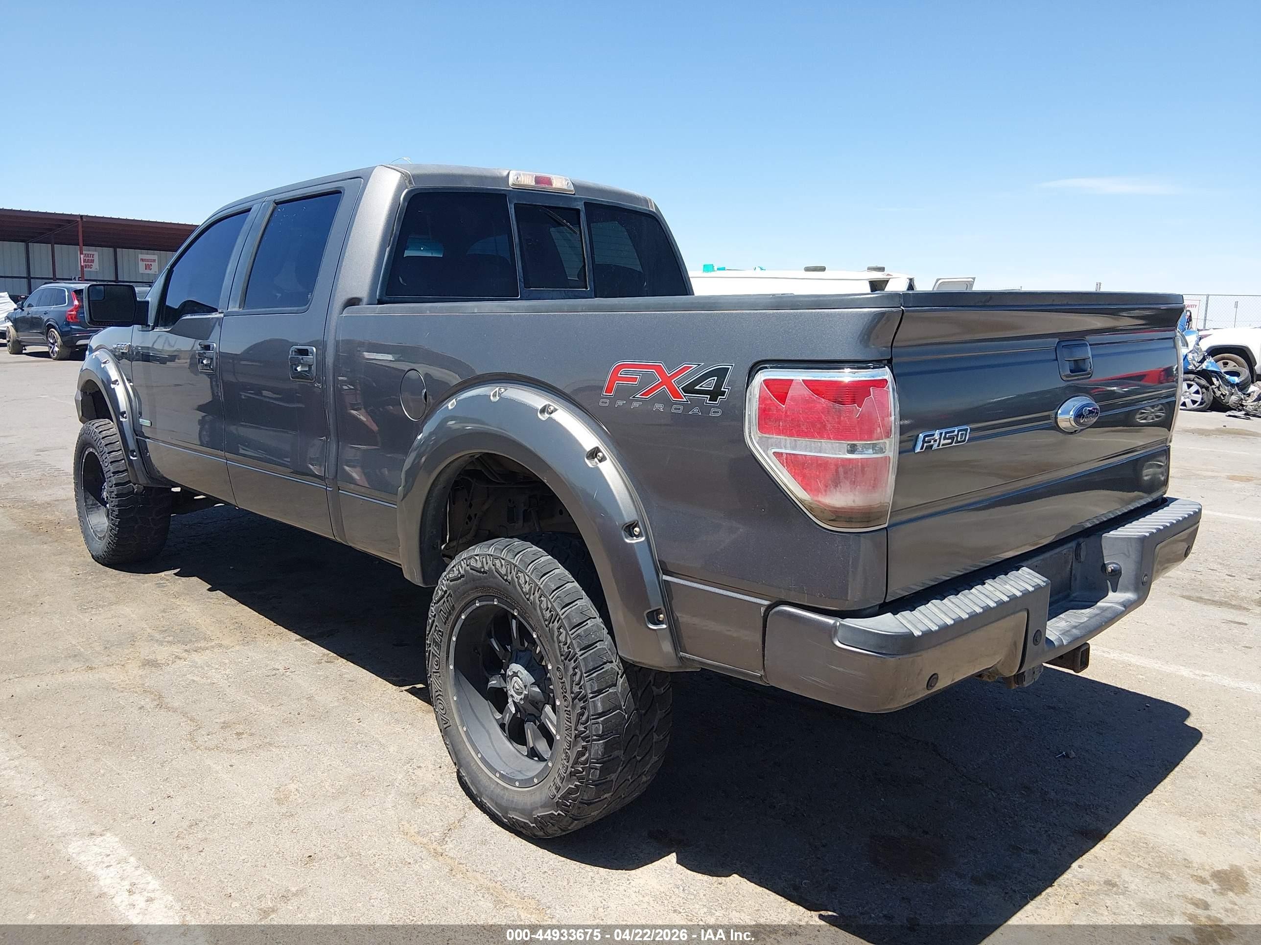 2013 Ford F-150 Fx4 Gray vin: 1FTFW1ET5DKF03552