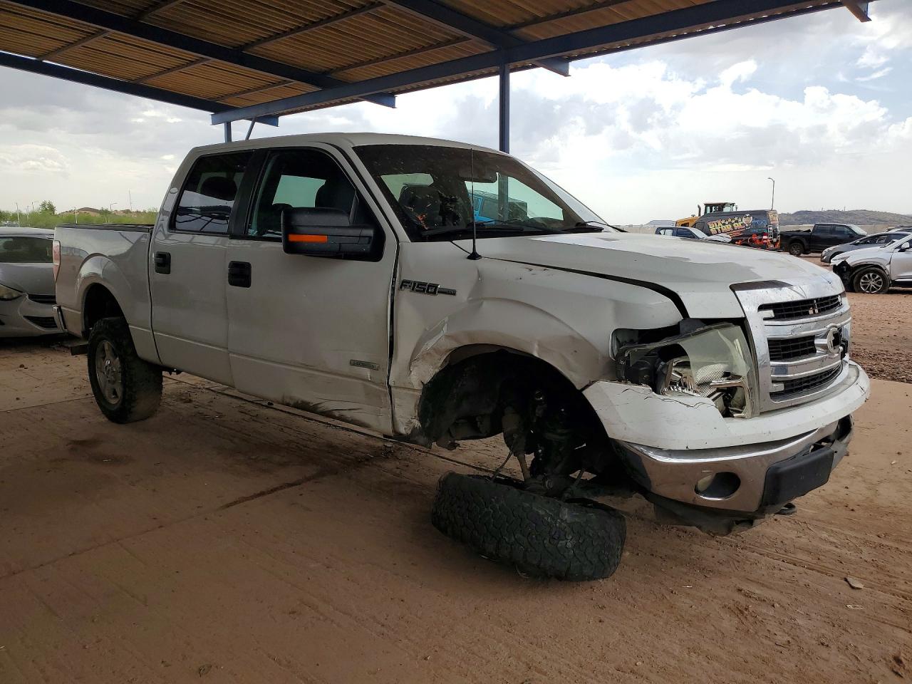2013 Ford F150 Supercrew White vin: 1FTFW1ET5DKF61564