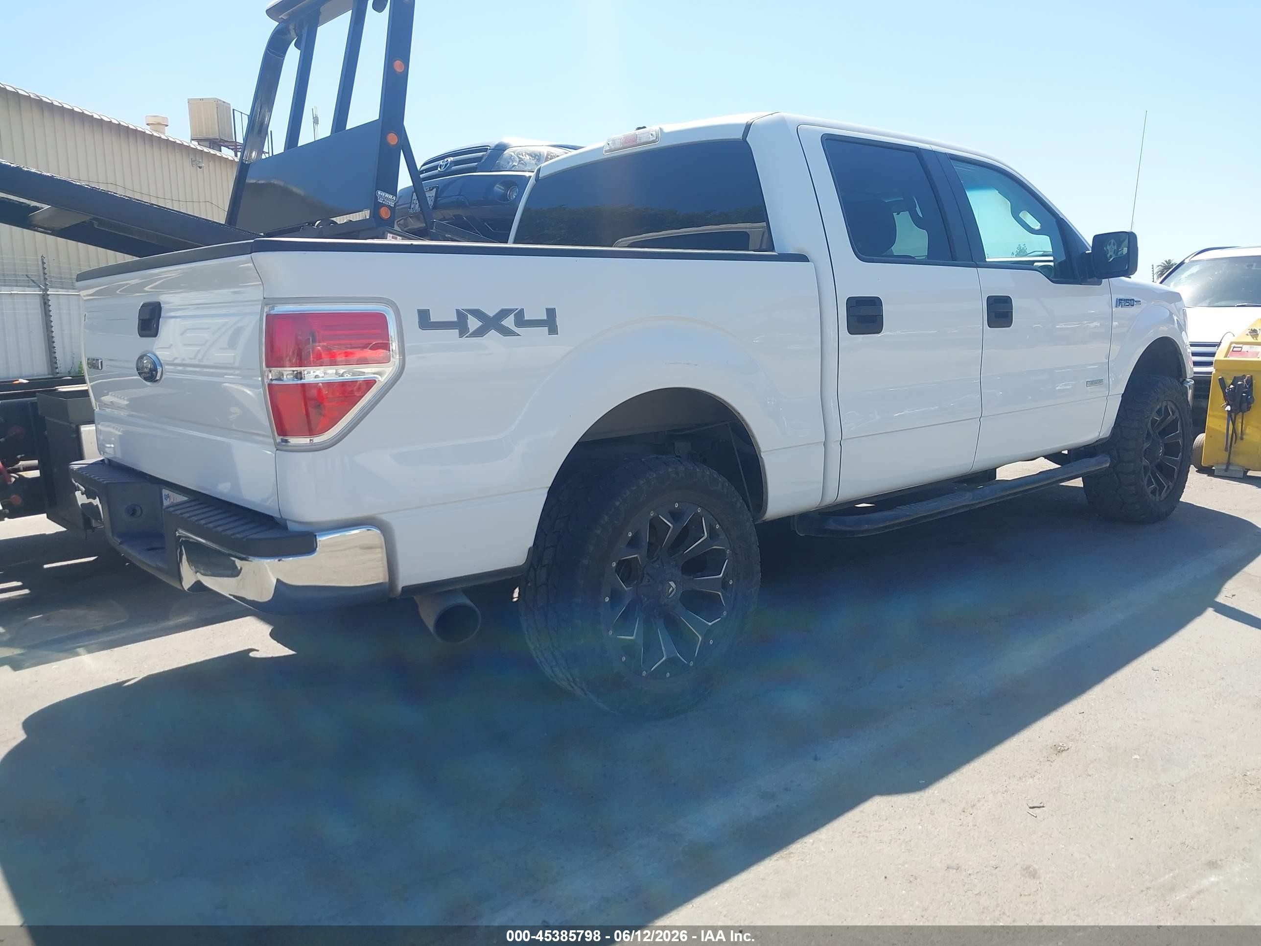 2013 Ford F-150 Xlt White vin: 1FTFW1ET5DKF81085