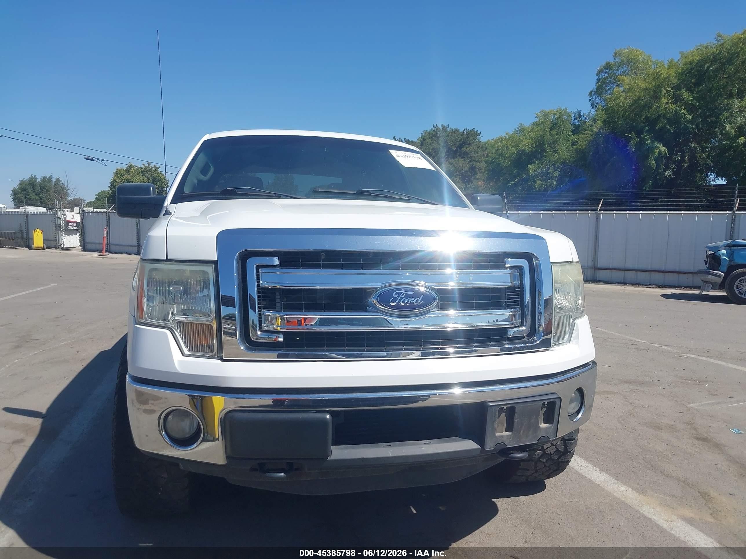 2013 Ford F-150 Xlt White vin: 1FTFW1ET5DKF81085
