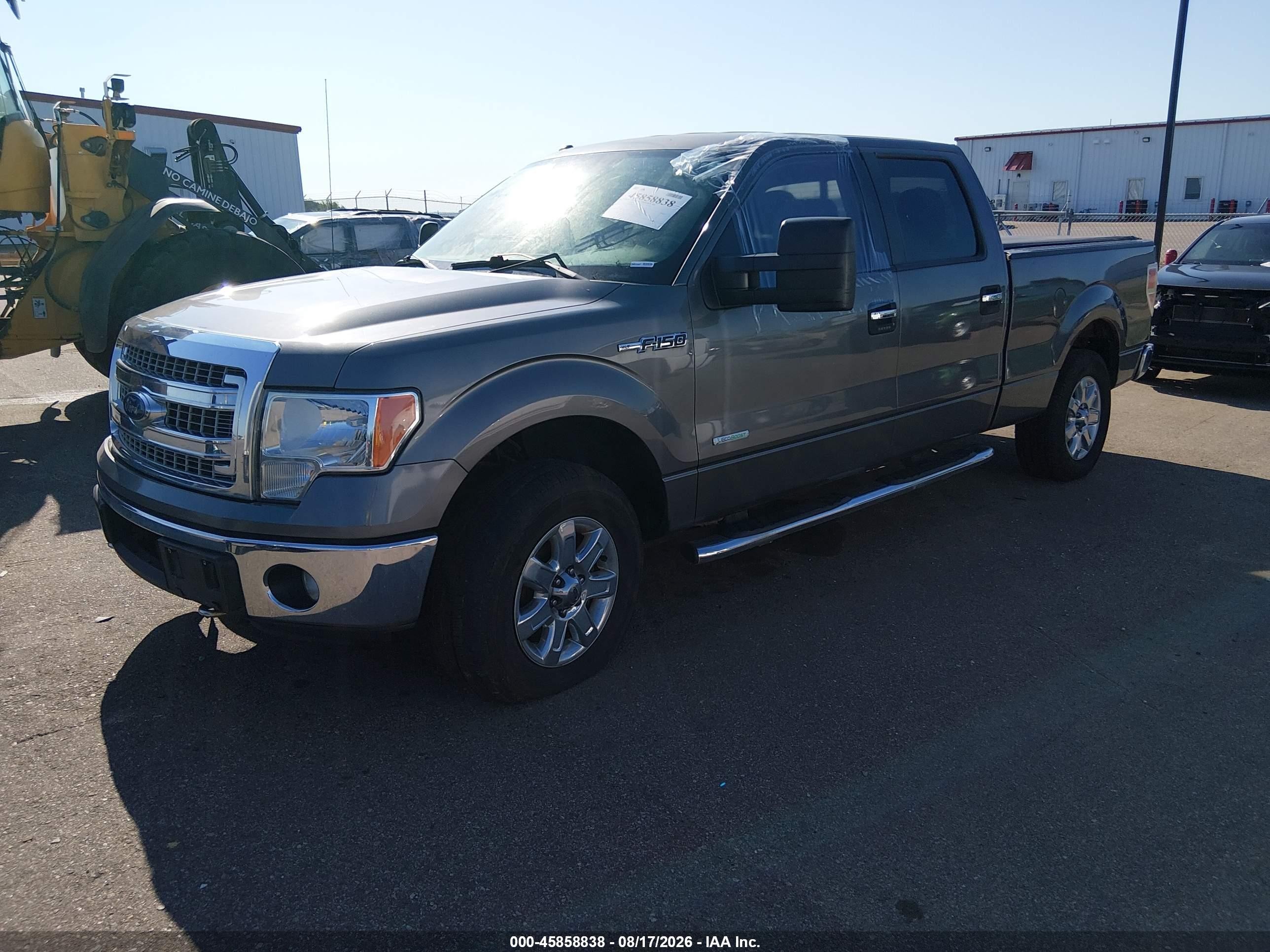 2013 Ford F-150 Xlt Gray vin: 1FTFW1ET5DKF96699