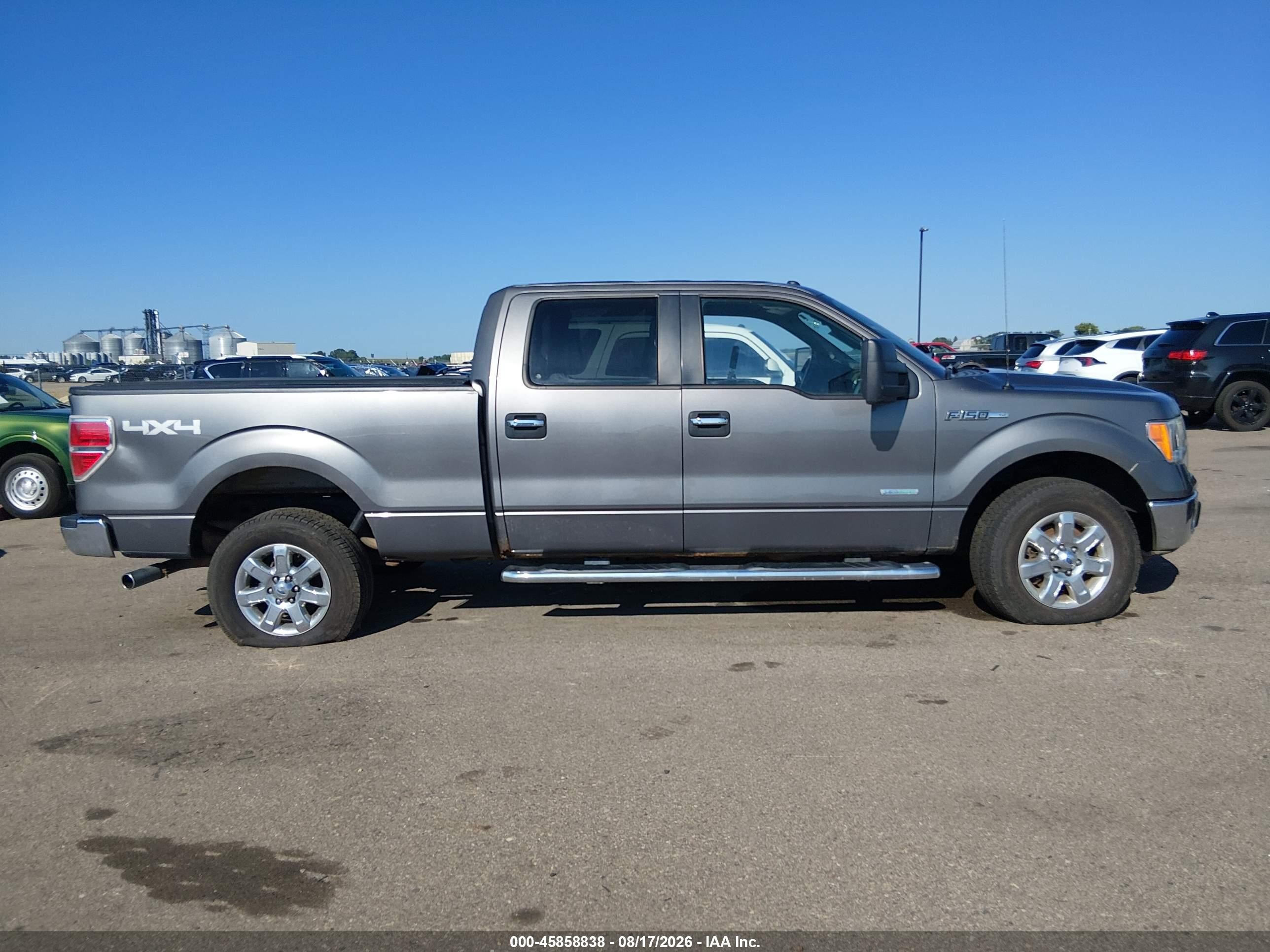2013 Ford F-150 Xlt Gray vin: 1FTFW1ET5DKF96699