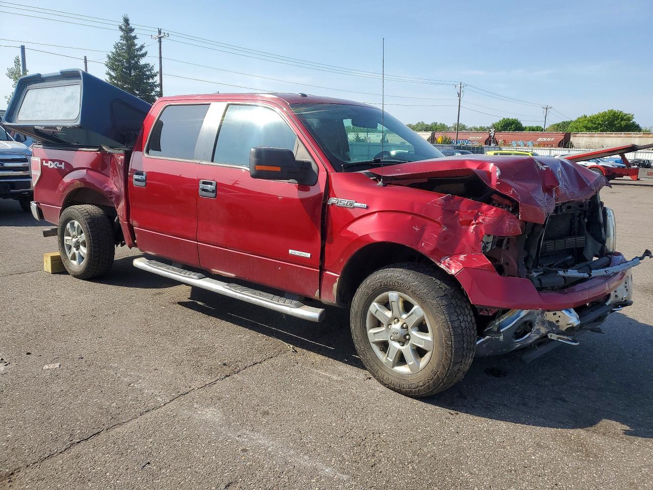 2013 Ford F150 Supercrew Red vin: 1FTFW1ET5DKG10293