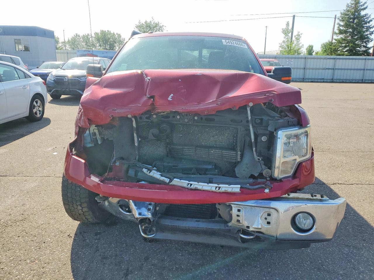 2013 Ford F150 Supercrew Red vin: 1FTFW1ET5DKG10293