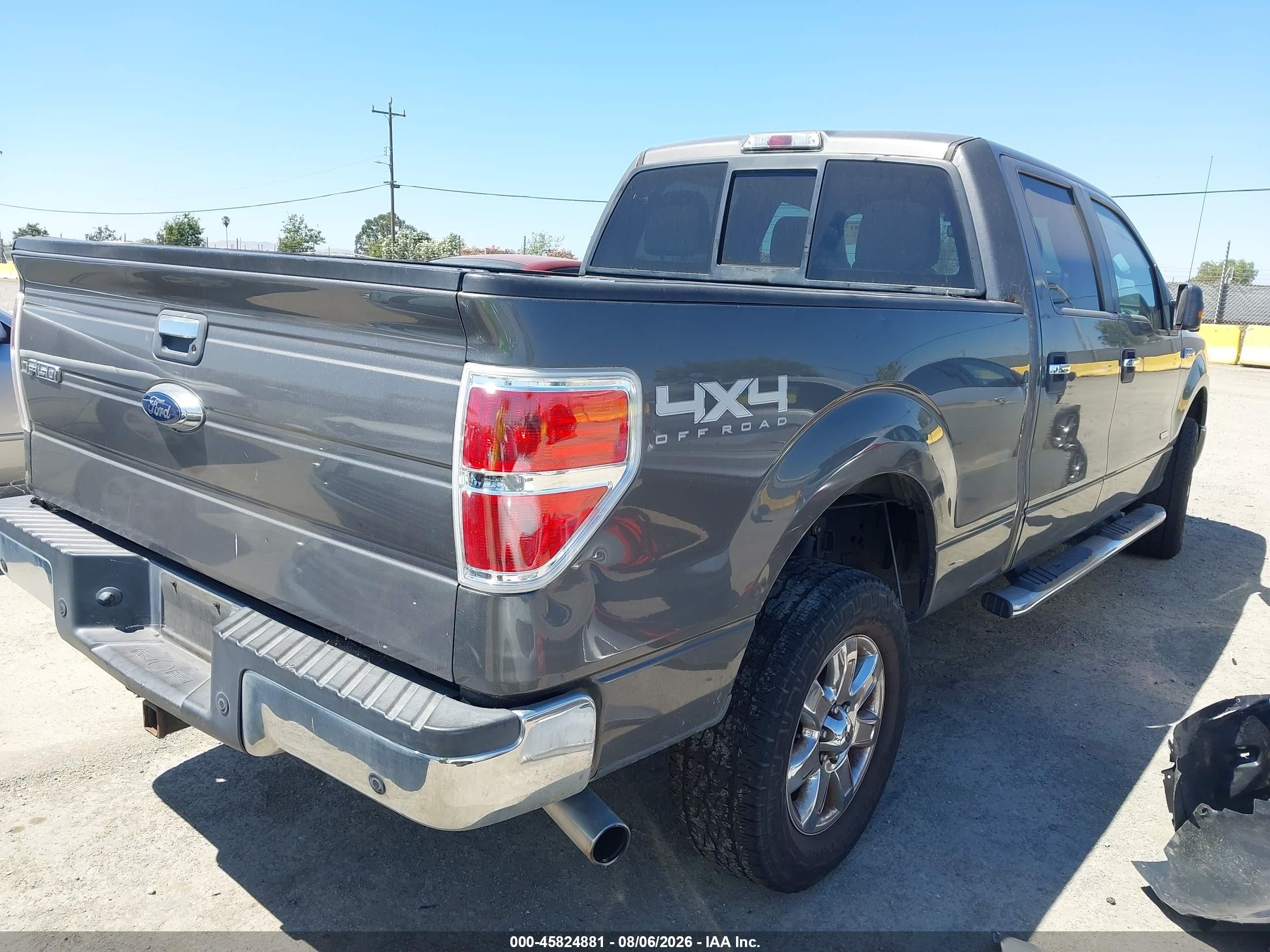 2013 Ford F-150 Xlt Серый vin: 1FTFW1ET5DKG11458