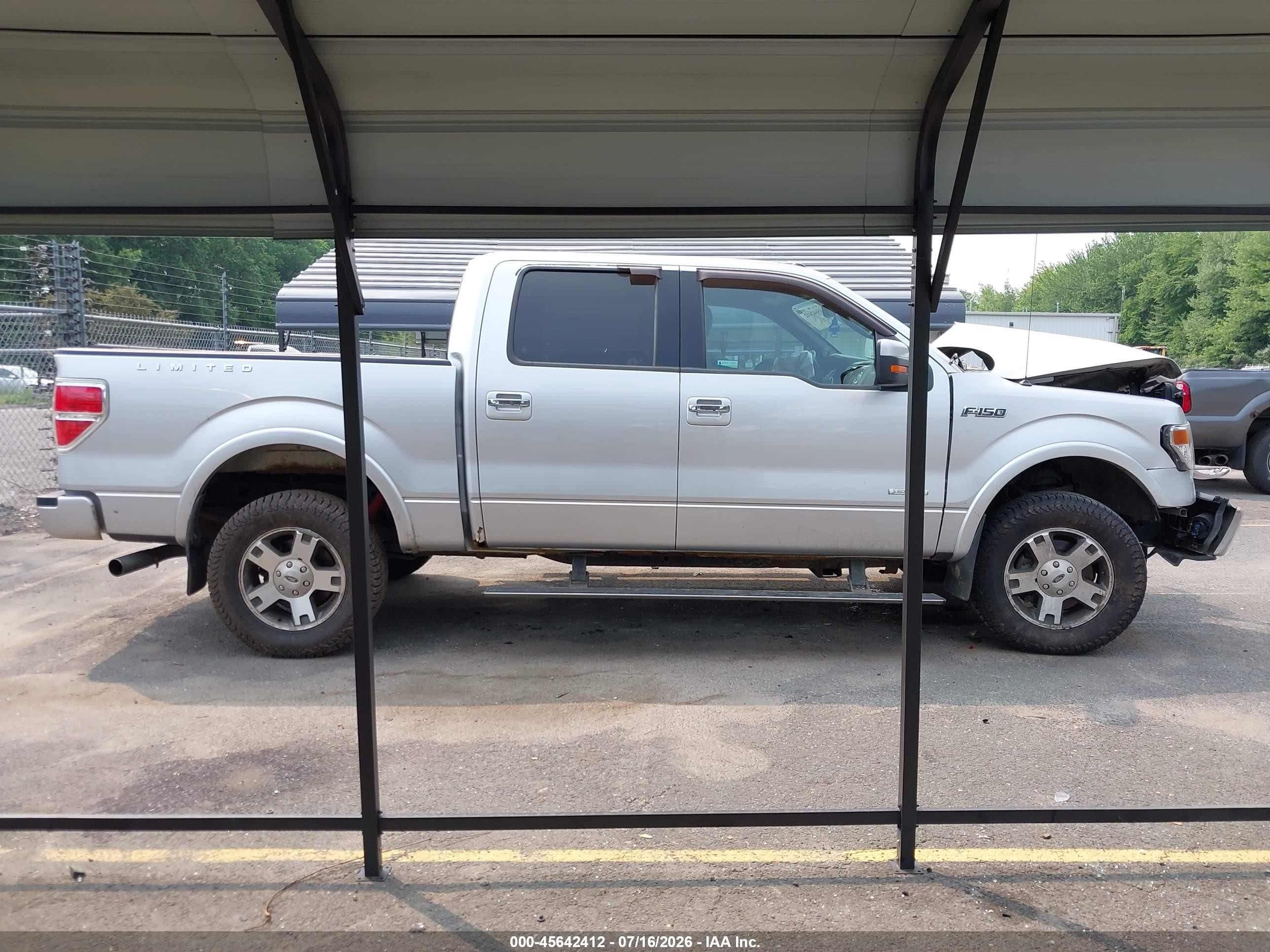 2014 Ford F-150 Limited Silver vin: 1FTFW1ET5EFA03952