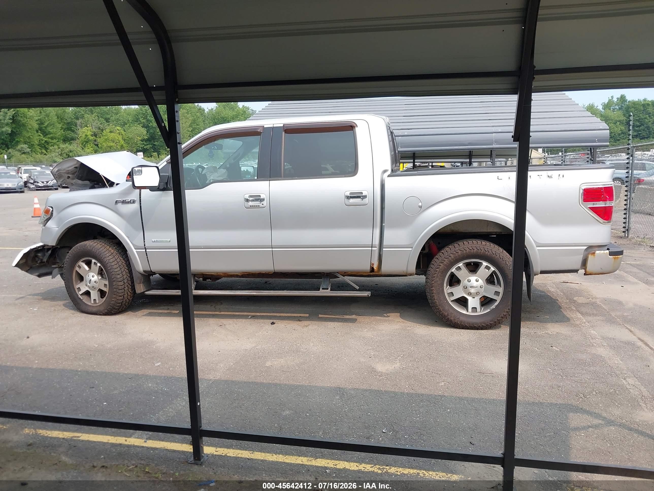 2014 Ford F-150 Limited Silver vin: 1FTFW1ET5EFA03952