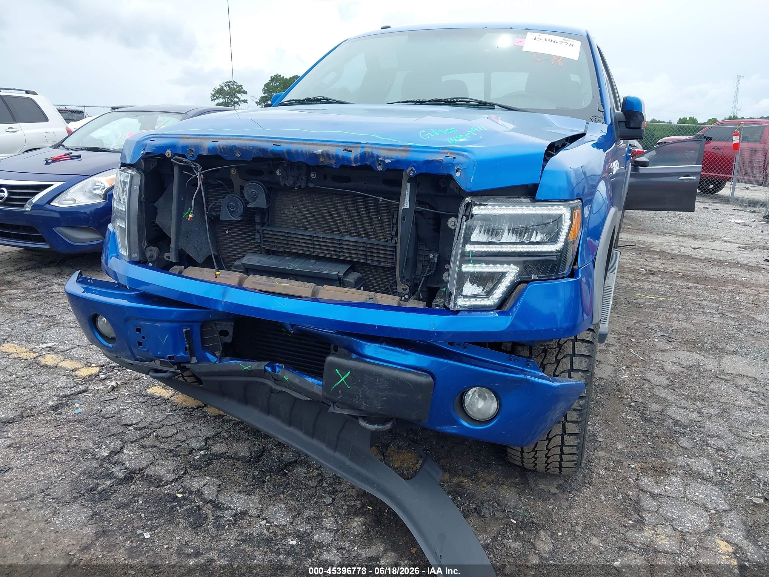 2014 Ford F-150 Fx4 Blue vin: 1FTFW1ET5EFA86346
