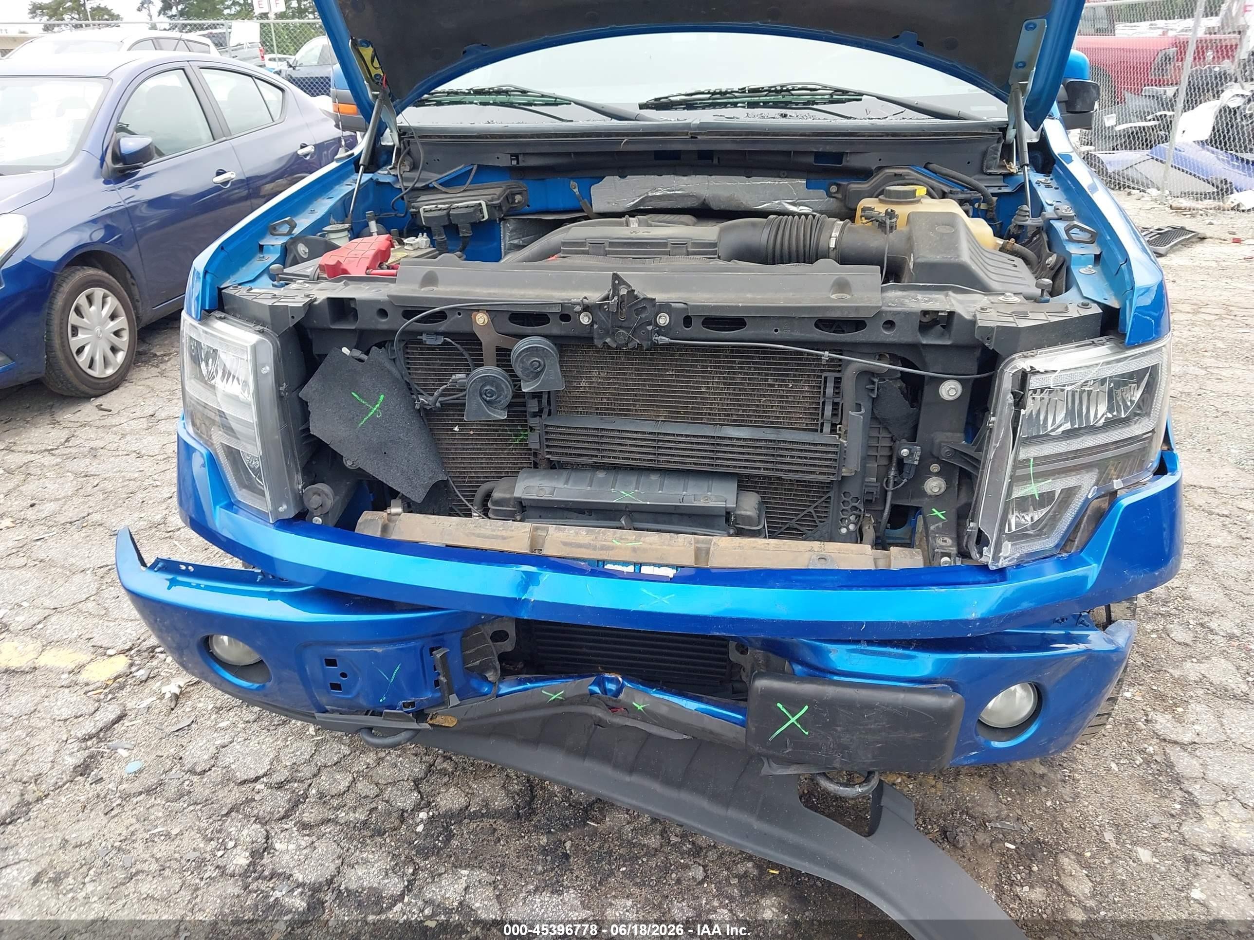 2014 Ford F-150 Fx4 Blue vin: 1FTFW1ET5EFA86346